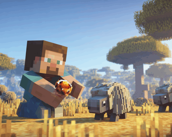 A definitive guide showing what armadillos eat in Minecraft, featuring a player feeding a spider eye to a happy armadillo in a savanna.